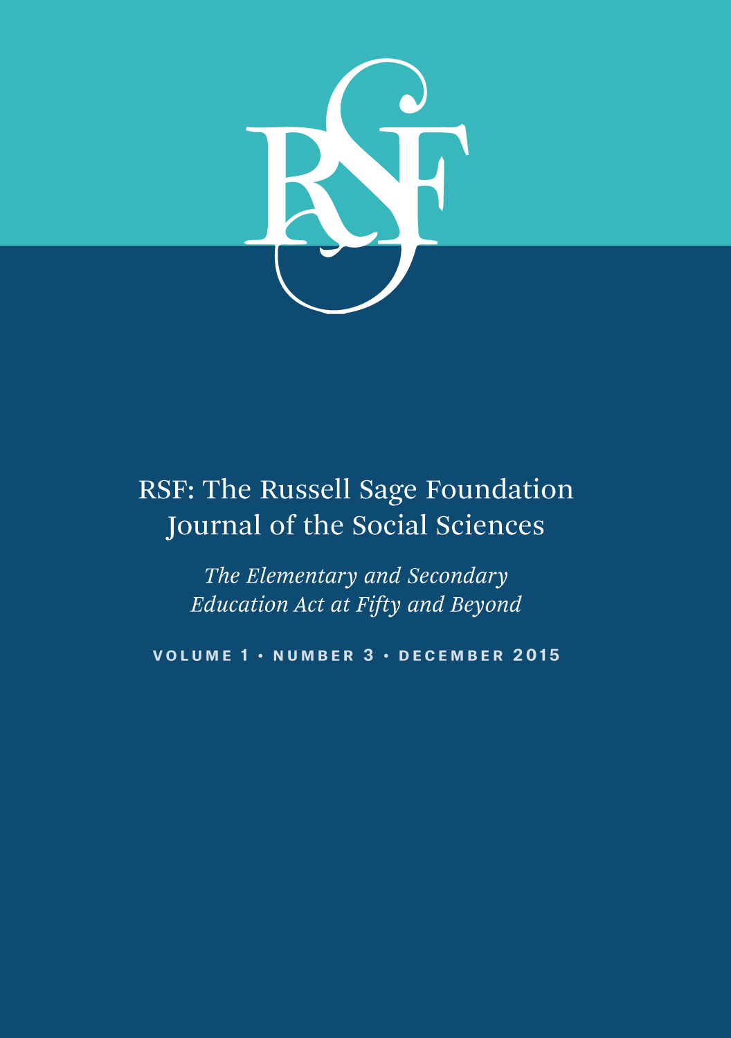 The Elementary And Secondary Education Act At Fifty Aspirations