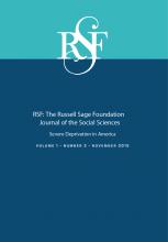 RSF: The Russell Sage Foundation Journal of the Social Sciences: 1 (2)