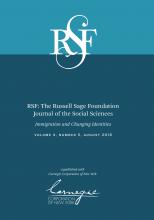 RSF: The Russell Sage Foundation Journal of the Social Sciences: 4 (5)