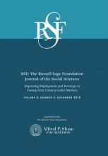 RSF: The Russell Sage Foundation Journal of the Social Sciences: 5 (5)