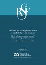 RSF: The Russell Sage Foundation Journal of the Social Sciences: 7 (1)