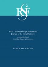 RSF: The Russell Sage Foundation Journal of the Social Sciences: 8 (4)
